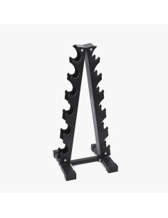 JK FITNESS RMVN-6P RACK Rastrelliera Porta Manubri Vinile e Neoprene 6 paia 35 x 34 x 79 cm 2