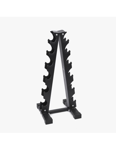 JK FITNESS RMVN-6P RACK Rastrelliera Porta Manubri Vinile e Neoprene 6 paia 35 x 34 x 79 cm