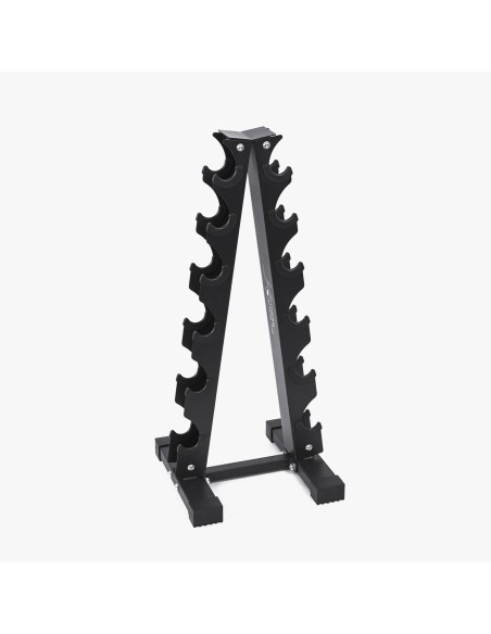 JK FITNESS RMVN-6P RACK Rastrelliera Porta Manubri Vinile e Neoprene 6 paia 35 x 34 x 79 cm