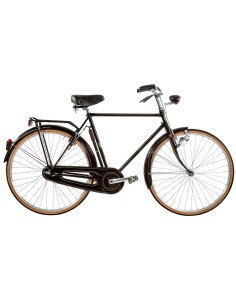 BICI MISURA 28 DA UOMO LINEA R FRENI A BACCHETTA BICICLETTA TRADIZIONALE R28U RETRO 1V LUCI CON DINAMO E FILETTI ORO