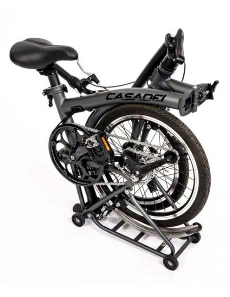 BICI E-BIKE PIEGHEVOLE MISURA 16 BATTERIA INTEGRATA SAMSUNG 36V 7AH MOTORE ANTERIORE 250W 35NM BICICLETTA PER TRASPORTO AGEVOLAT