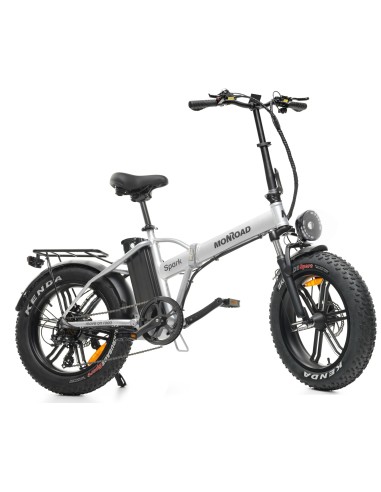 BICI E-BIKE 20" FAT BIKE MONROAD SPARK P5 BICICLETTA PIEGHEVOLE IN ALLUMINIO BATTERIA SAMSUNG 48V 14AH MOTORE BAFANG 250W 80NM
