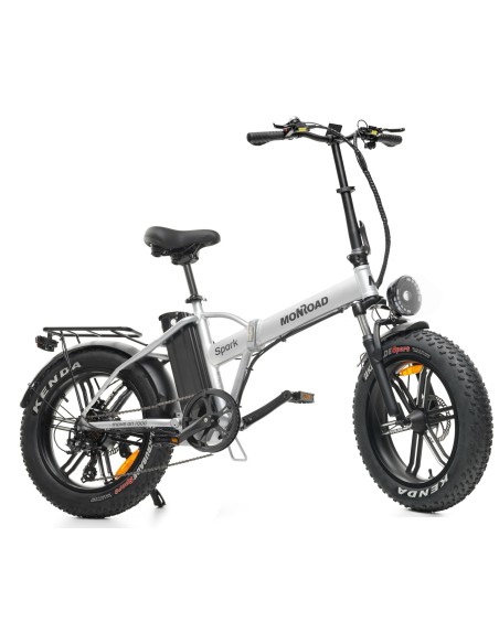 BICI E-BIKE 20" FAT BIKE MONROAD SPARK P5 BICICLETTA PIEGHEVOLE IN ALLUMINIO BATTERIA SAMSUNG 48V 14AH MOTORE BAFANG 250W 80NM