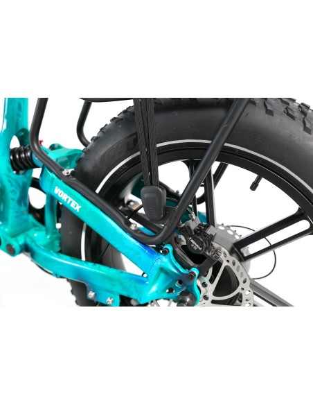 BICI E-BIKE MISURA 20 FAT BIKE JOBOBIKE VORTEX 48V 15AH 250W TELAIO IN ALLUMINIO DOPPIO AMMORTIZZATORE FRENI A DISCO IDRAULICI