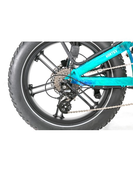 BICI E-BIKE MISURA 20 FAT BIKE JOBOBIKE VORTEX 48V 15AH 250W TELAIO IN ALLUMINIO DOPPIO AMMORTIZZATORE FRENI A DISCO IDRAULICI
