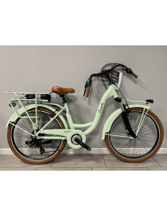 BICI ELETTRICA VENERE MISURA 26 RETRO' 6V BATTERIA A PORTAPACCHI 36V 14AH  E-BIKE MOTORE POSTERIORE 250W E-VEN26RETRO 2