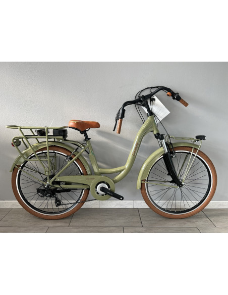 BICI ELETTRICA VENERE MISURA 26 RETRO' 6V BATTERIA A PORTAPACCHI 36V 14AH  E-BIKE MOTORE POSTERIORE 250W E-VEN26RETRO