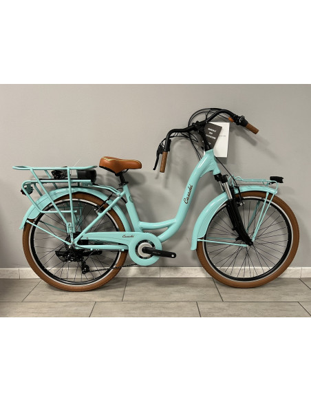 BICI ELETTRICA VENERE MISURA 26 RETRO' 6V BATTERIA A PORTAPACCHI 36V 14AH  E-BIKE MOTORE POSTERIORE 250W E-VEN26RETRO