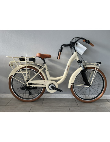 BICI ELETTRICA VENERE MISURA 26 RETRO' 6V BATTERIA A PORTAPACCHI 36V 14AH  E-BIKE MOTORE POSTERIORE 250W E-VEN26RETRO