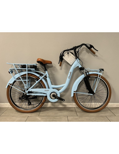 BICI ELETTRICA VENERE MISURA 26 RETRO' 6V BATTERIA A PORTAPACCHI 36V 14AH  E-BIKE MOTORE POSTERIORE 250W E-VEN26RETRO