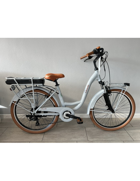 BICI ELETTRICA VENERE MISURA 26 RETRO' 6V BATTERIA A PORTAPACCHI 36V 14AH  E-BIKE MOTORE POSTERIORE 250W E-VEN26RETRO