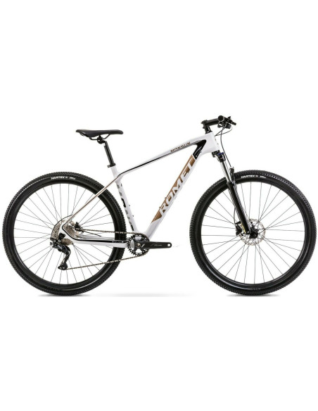 BICI MOUNTIAN BIKE MISURA 29 ROMET MONSUN TELAIO IN CARBONIO GRUPPO SHIMANO DEORE 11V MONOCORONA BICICLETTA MTB FRENI IDRAULICI