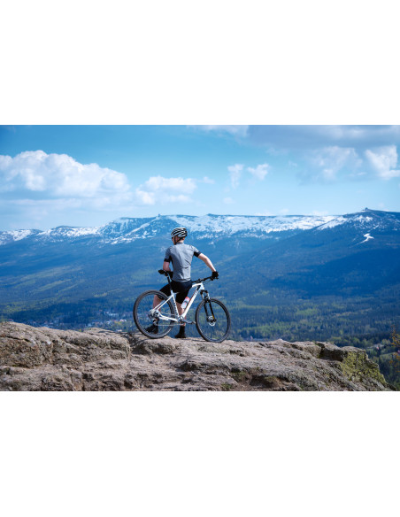 BICI MOUNTIAN BIKE MISURA 29 ROMET MONSUN TELAIO IN CARBONIO GRUPPO SHIMANO DEORE 11V MONOCORONA BICICLETTA MTB FRENI IDRAULICI