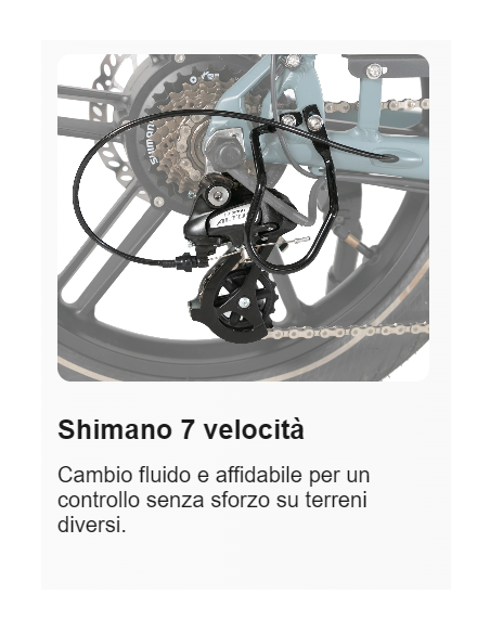 E-BIKE MISURA 20 BICICLETTA ELETTRICA PIEGHEVOLE JOBOBIKE ROMER PRO BATTERIA LG 48V 15AH MOTORE 250W 80NM FRENI A DISCO IDRAULIC