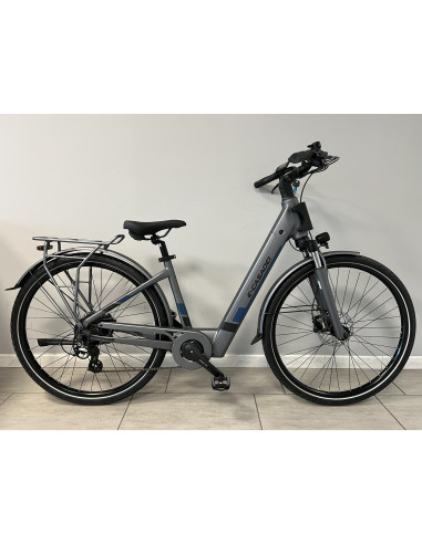 BICI MISURA 28 DONNA E-BIKE CITY 7V BATTERIA INTEGRATA 36V 15AH MOTORE ETROTEK 250W BICICLETTA ELETTRICA FRENI IDRAULICI
