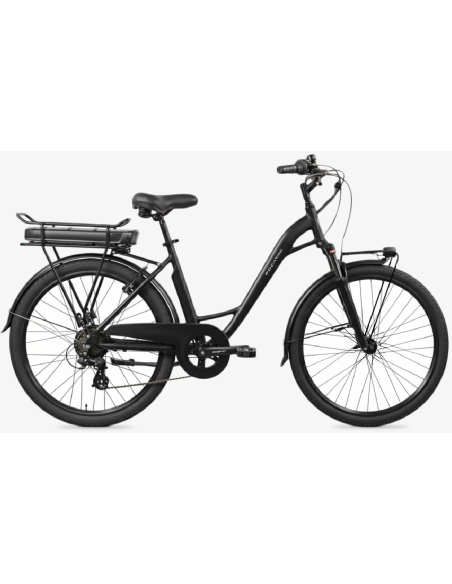 BICI ELETTRICA MISURA 26 BICICLETTA A PEDALATA ASSISTITA CITY BIKE Focarini BUONGIORNO motore POSTERIORE ANANDA 36v 250w