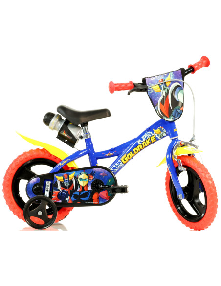 BICI DA BAMBINO MISURA 12" ART. 612L-GK BICICLETTA DINO BIKES DA BIMBO LINEA UFO SUPER Robot Goldrake NUOVO MODELLO