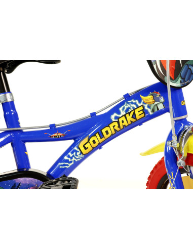 BICI DA BAMBINO MISURA 14" ART. 614-GK BICICLETTA DINO BIKES DA BIMBO LINEA UFO SUPER Robot Goldrake NUOVO MODELLO