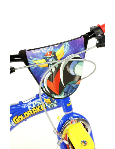 BICI DA BAMBINO MISURA 16" ART. 616-GK BICICLETTA DINO BIKES DA BIMBO LINEA UFO SUPER Robot Goldrake NUOVO MODELLO
