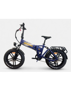 BICI E-BIKE 20 FAT BIKE MONROAD TANKAN T1 BICICLETTA PIEGHEVOLE ALLUMINIO BATTERIA 48V 17,5AH MOTORE ANANDA 250W BIAMMORTIZZATA 2