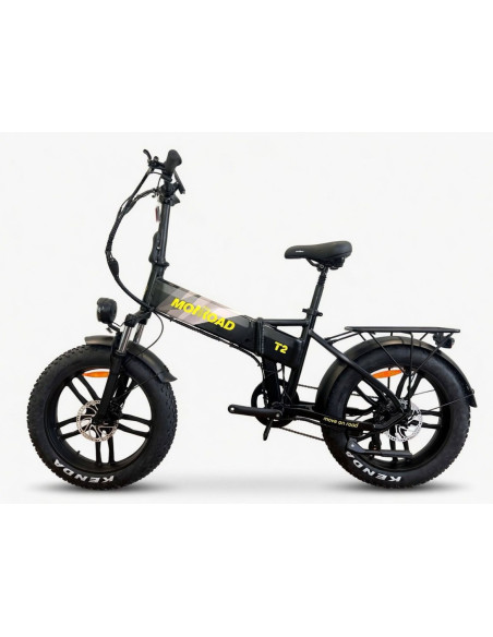 BICI E-BIKE 20 FAT BIKE MONROAD TANKAN T2 BICICLETTA PIEGHEVOLE ALLUMINIO BATTERIA INTEGRATA 48V 13AH MOTORE ANANDA 250W
