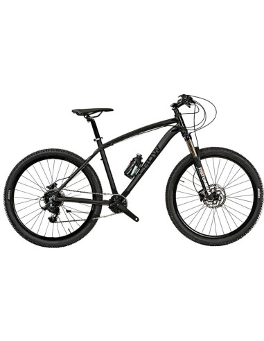 BICI MISURA 27,5 MOUNTAIN BIKE TELAIO ALLUMINIO UOMO BICICLETTA MTB CROW 24V ACERA FRENI DISCO IDRAULICI FORCELLA IDRAULICA