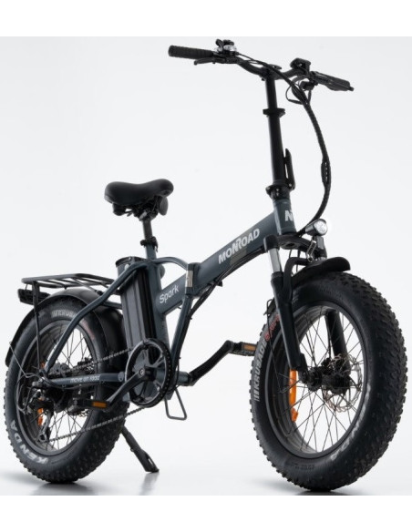 BICI E-BIKE MISURA 20 FAT BIKE MONROAD SPARK P3 BICICLETTA PIEGHEVOLE IN ALLUMINIO BATTERIA 48V 12.8AH MOTORE BAFANG 250W 80NM