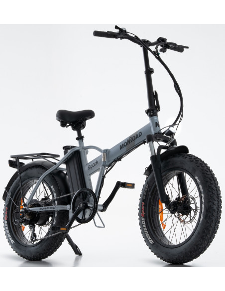 BICI E-BIKE MISURA 20 FAT BIKE MONROAD SPARK P3 BICICLETTA PIEGHEVOLE IN ALLUMINIO BATTERIA 48V 12.8AH MOTORE BAFANG 250W 80NM