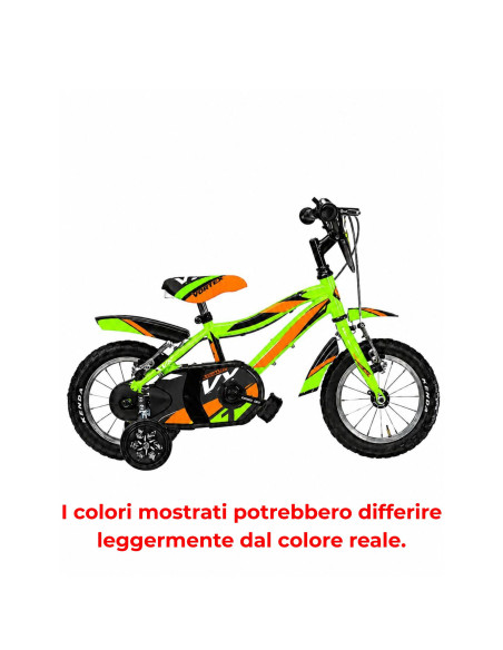 BICI A SFERA BIMBO MISURA 12 MOUNTAIN BIKE MODELLO VORTEX VX12 BICICLETTA MTB DA BAMBINO 1V