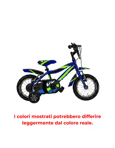 BICI A SFERA BIMBO MISURA 12 MOUNTAIN BIKE MODELLO VORTEX VX12 BICICLETTA MTB DA BAMBINO 1V