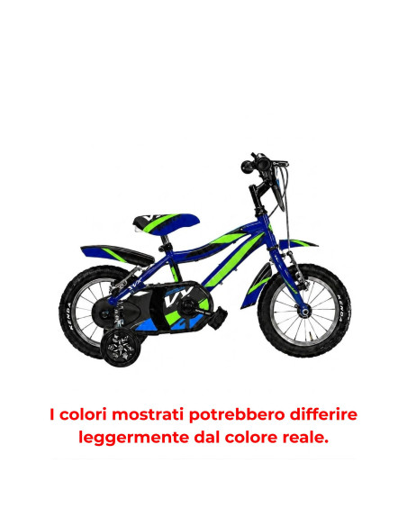 BICI A SFERA BIMBO MISURA 12 MOUNTAIN BIKE MODELLO VORTEX VX12 BICICLETTA MTB DA BAMBINO 1V