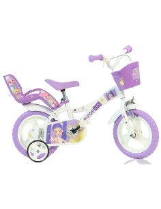 BICI DA BAMBINA MISURA 12" ART. 612GL-KP BICICLETTA DINO BIKES DA BIMBA LINEA K-POP IDOL NUOVO MODELLO