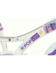 BICI DA BAMBINA MISURA 14" ART. 614G-KP BICICLETTA DINO BIKES DA BIMBA LINEA K-POP IDOL NUOVO MODELLO 2