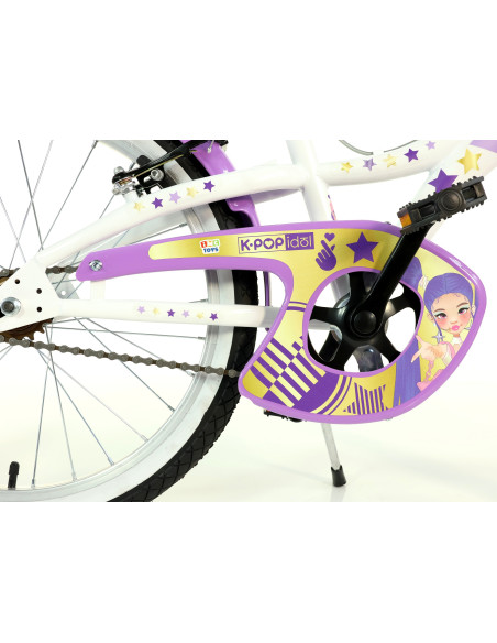 BICI DA BAMBINA MISURA 20" SENZA CAMBIO ART. 620G-KP BICICLETTA DINO BIKES DA BIMBA LINEA K-POP IDOL NUOVO MODELLO