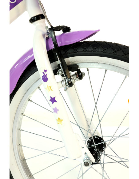 BICI DA BAMBINA MISURA 20" SENZA CAMBIO ART. 620G-KP BICICLETTA DINO BIKES DA BIMBA LINEA K-POP IDOL NUOVO MODELLO