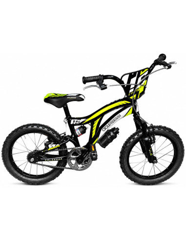 BICI BIMBO MISURA 16 MOUNTAIN BIKE BAMBINO MTB 1V COLORADO FULL SUSPENSION CL16 DOPPIA AMMORTIZZATA