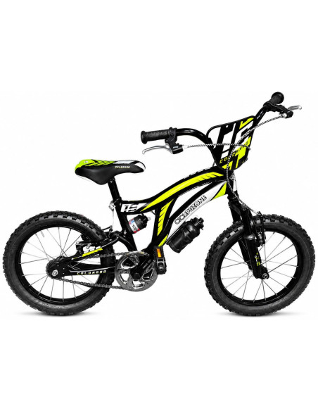 BICI BIMBO MISURA 16 MOUNTAIN BIKE BAMBINO MTB 1V COLORADO FULL SUSPENSION CL16 DOPPIA AMMORTIZZATA