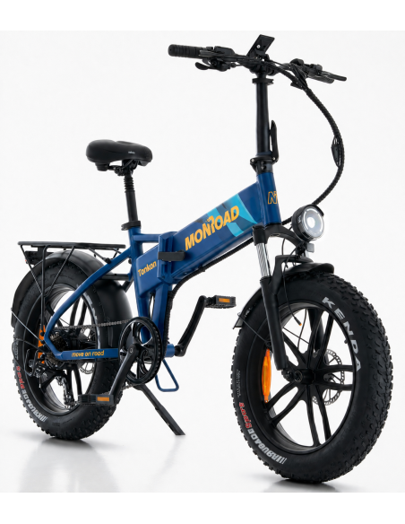 BICI E-BIKE 20 FAT BIKE MONROAD TANKAN T2 BICICLETTA PIEGHEVOLE ALLUMINIO BATTERIA INTEGRATA 48V 13AH MOTORE ANANDA 250W