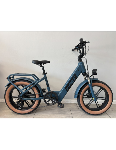 BICI E-BIKE FAT BIKE MISURA 20 BATTERIA INTEGRATA 48V 15AH SCAVALLO BASSO MOTORE 250W FRENI A DISCO IDRAULICI FORCELLA IDRAULICA