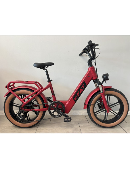BICI E-BIKE FAT BIKE MISURA 20 BATTERIA INTEGRATA 48V 15AH SCAVALLO BASSO MOTORE 250W FRENI A DISCO IDRAULICI FORCELLA IDRAULICA