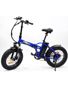 BICI E-BIKE MISURA 20 FAT BIKE MONROAD SPARK S2 BICICLETTA PIEGHEVOLE IN ALLUMINIO BATTERIA 36V 12.8AH MOTORE 250W OMOLOGATA 2