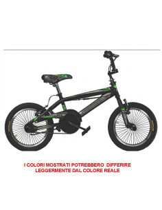 BICI BAMBINO MISURA 16 LINEA BMX BIMBO BMX16S FREESTYLE RUOTE A 48 RAGGI CON TUBONI (PEGS) NELLE RUOTE
