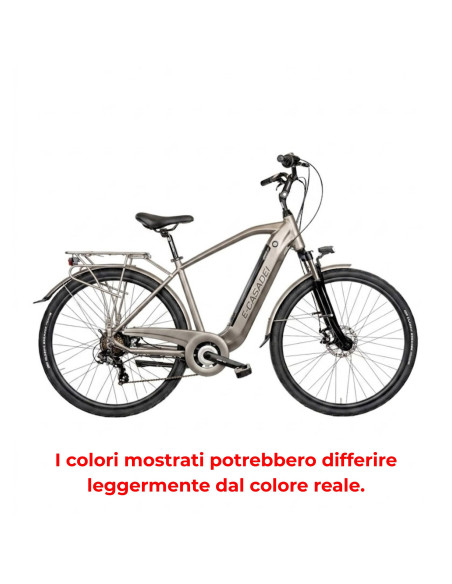 BICI E-BIKE UOMO MISURA 28 BATTERIA INTEGRATA 36V 13AH E-CTB28UINT-D MOTORE POSTERIORE SHENGYI 250W 45 NM BICICLETTA CITY BIKE