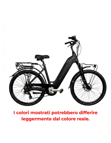 BICI E-BIKE LINEA VENERE MISURA 26 BATTERIA INTEGRATA 36V 13AH E-VEN26INT-D MOTORE POSTERIORE 45 NM BICICLETTA CITY BIKE DA DONN