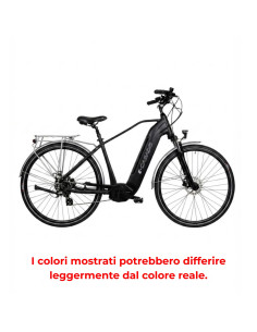 BICI E-BIKE MISURA 28 UOMO 8V BATTERIA INTEGRATA 36V 14AH MOTORE CENTRALE 250W MOTINOVA VOLANS 65NM BICICLETTA CITY BIKE 2