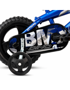 BICI DA BAMBINO MISURA 12" ART. 125XL-13 BICICLETTA DA BIMBO STILE BMX DINO BIKES COLORE BLU 2