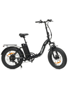 BICI E-BIKE MISURA 20 FAT BIKE MONROAD GYRA E1 BICICLETTA ELETTRICA CON SCAVALCO BASSO PIEGHEVOLE IN ALLUMINIO BATTERIA 36V 10.4 2