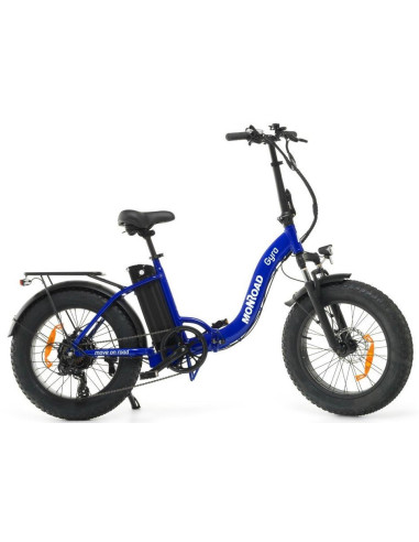 BICI E-BIKE MISURA 20 FAT BIKE MONROAD GYRA E1 BICICLETTA ELETTRICA CON SCAVALCO BASSO PIEGHEVOLE IN ALLUMINIO BATTERIA 36V 10.4