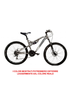BICI UOMO MTB TELAIO ALLUMINIO MISURA 27,5 FULL MOUNTAIN BIKE AERO 21V AERO275 FRENO DISCO MECCANICO DOPPIA AMMORTIZZATA