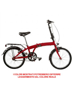 BICI RICHIUDIBILE LINEA FOLDING MISURA 20 TELAIO IN ACCIAIO SENZA CAMBIO 1V BICICLETTA PIEGHEVOLE FOLD20SC 2